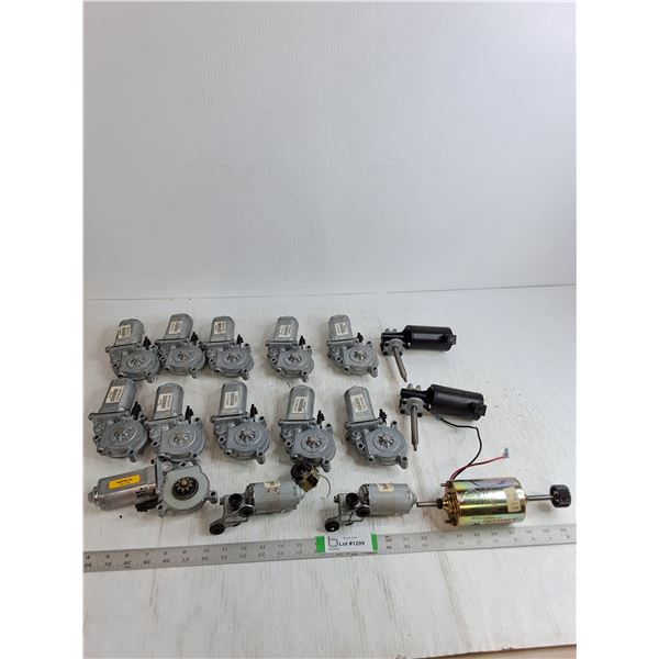 Automotive Electric Motors, Primarily Power Window Lift Motors And Auxiliary Small Gear Motors
