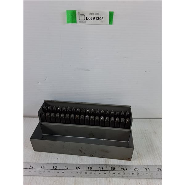 Letter & Number Metal Stamp Set