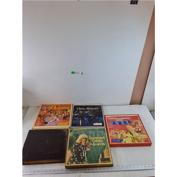 (5) Vinyl Record Bundles, Organ Memories, Operettas, His Master's Voice, Holden Hits, Western Jambor