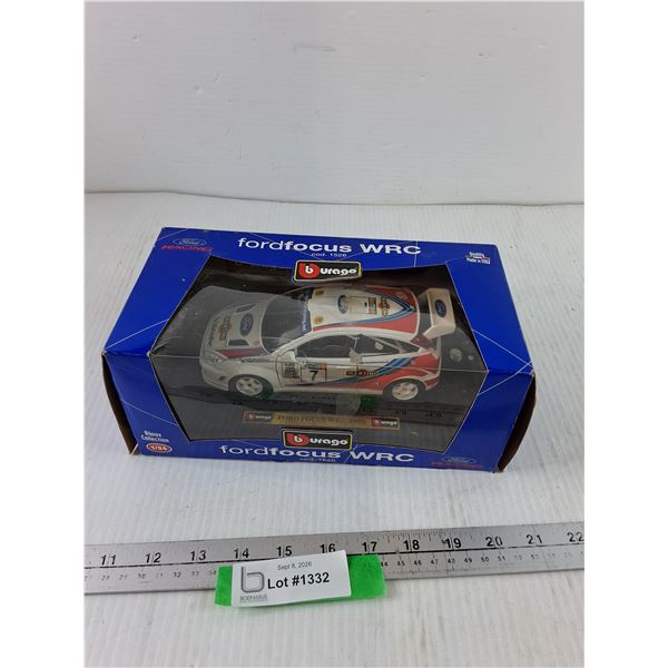 Ford Focus WRC Ford Racing Miniature Car 1:24 Scale With Box