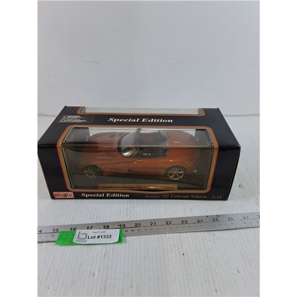 Maisto Dodge Concept Vehicle Special Edition 1:18 Scale Miniature Car In Box