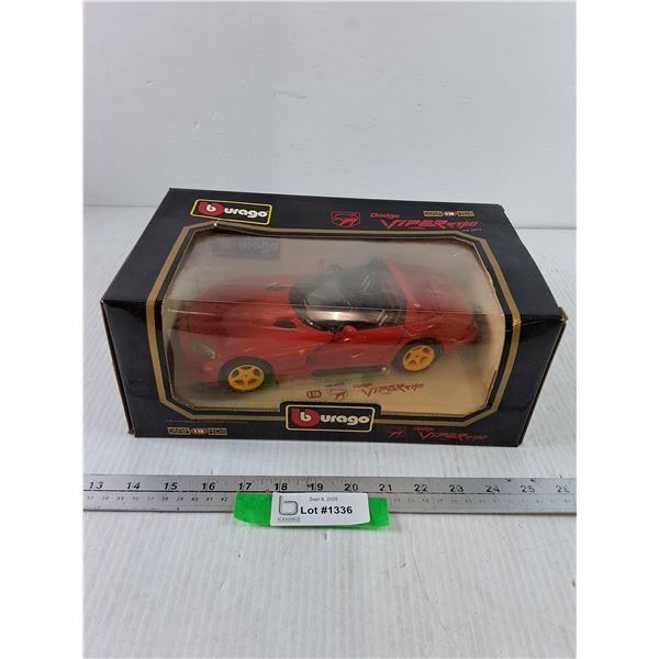 Bravo Dodge Viper RT/10 Diamond 1:18 Miniature Car In Box