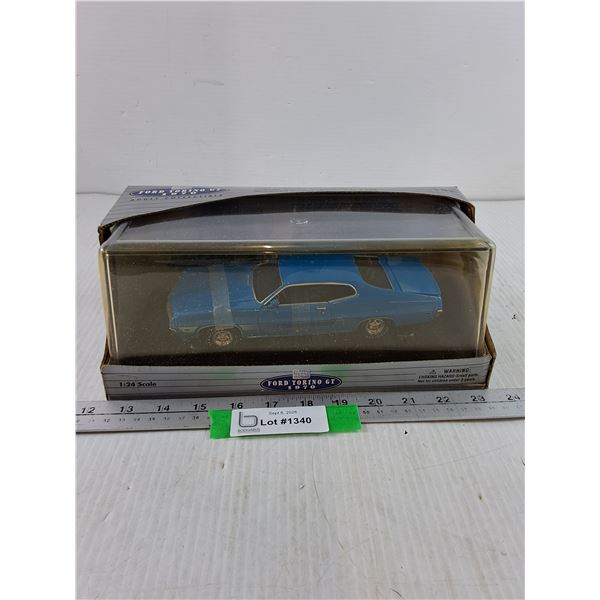 Classic Metal Works Ford Torino GT 1970 1:24 Miniature Car In Box