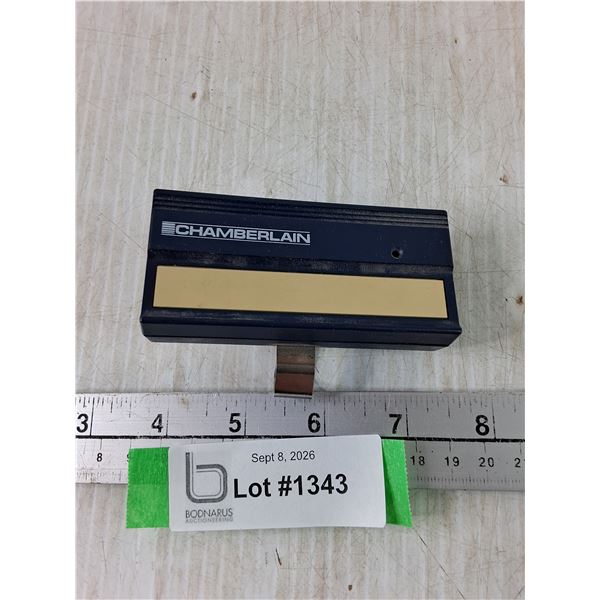 Chamberlain Liftmaster Single-Button Garage Door Renote Control Button Untested