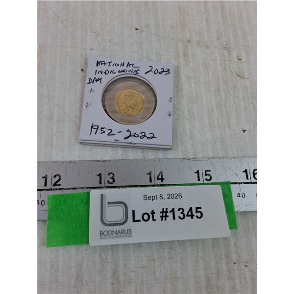 National Indigenous Day 1952 - 2022 2023 Coin