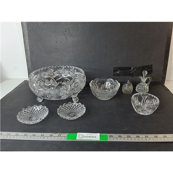 Crystal Dish Set