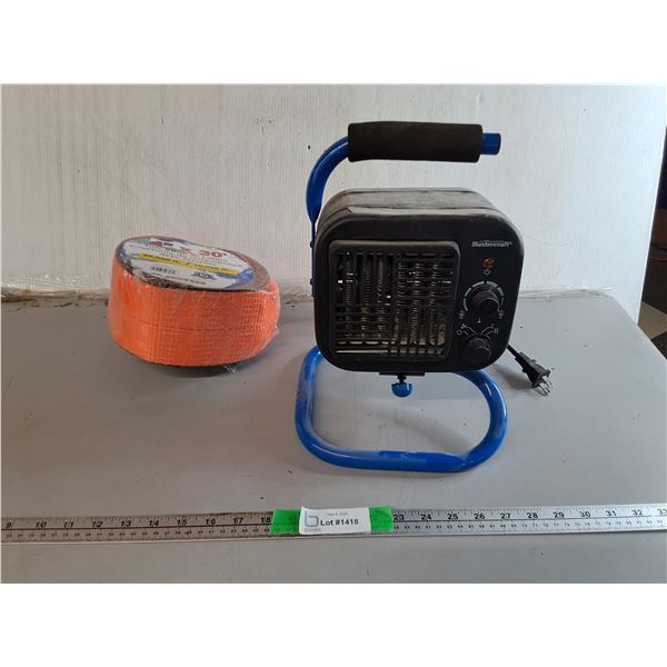 Mastercraft Heater- Powers On & Tow Strap