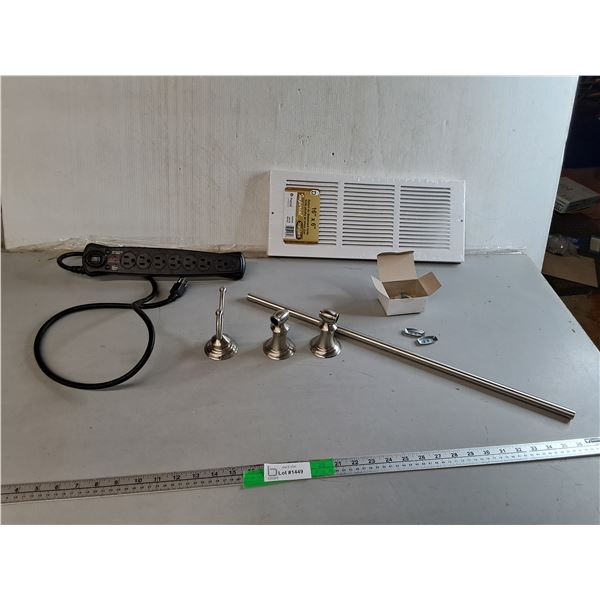 Baseboard Grille, Surge Protector, Towel Holder, Misc.