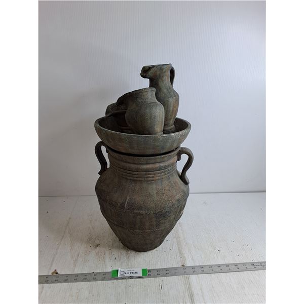 Clayware Outdoor Water Fixture 22"