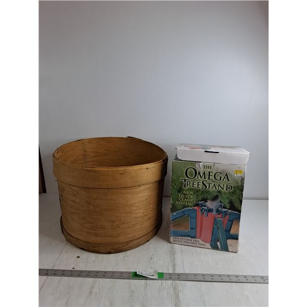 Omega Tree Stand, Wooden Garden Pot 16"x12.5"