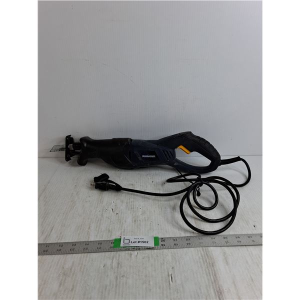 Mastercraft Compact Reciprocating Saw Powers On
