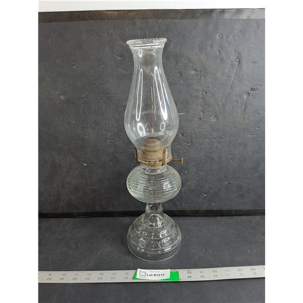 Glass kerosene Lamp 17"
