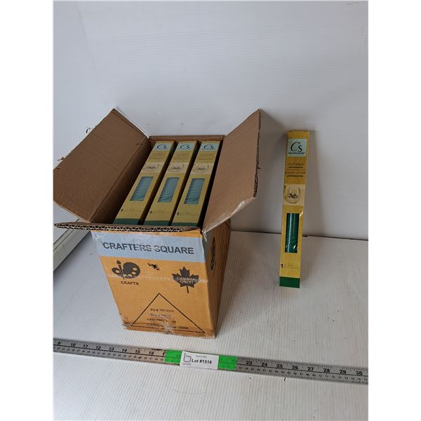 Box of Green Vinyl Paper Rolls