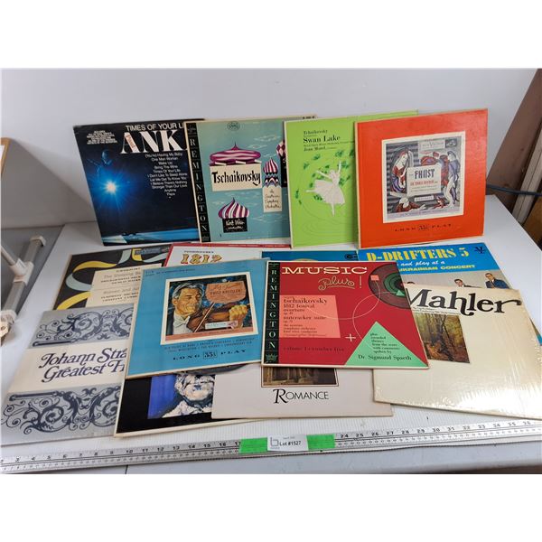 Assorted Vinyl Records - Sir Thomas Beecham, Tchaikovsky, Anka, Misc