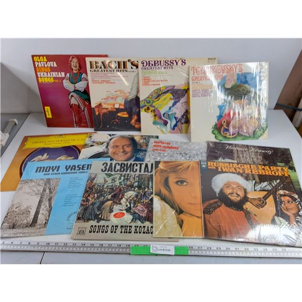 Assorted Vinyl Records - Tchaikovsky, Chopin, Beethoven, Misc