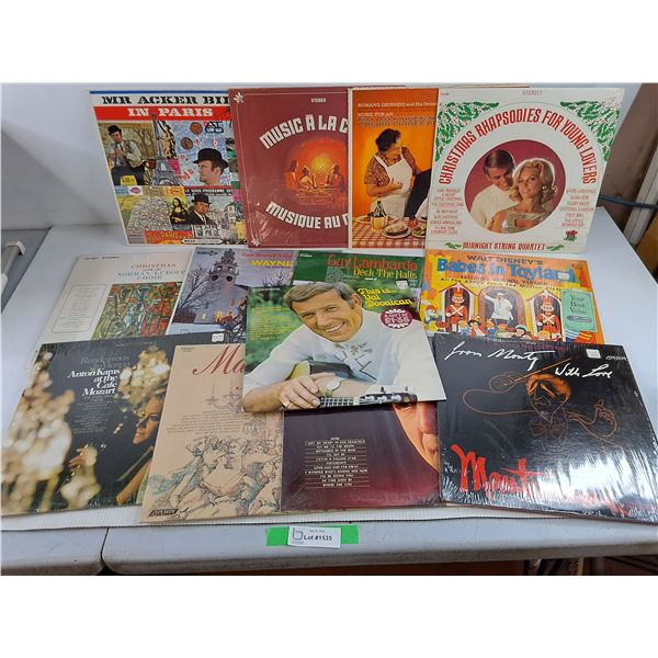 Assorted Vinyl Records - Guy Lombardo, Walt Disney, Norman Luboff, Misc