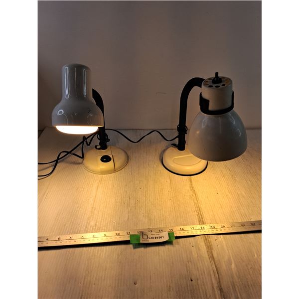 (2) White Lamps Power On