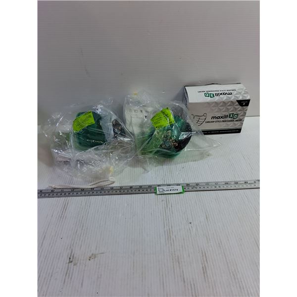 (2) Med-Rescuer Disposable BVM Resuscitators & 50-Pack Procedural Masks