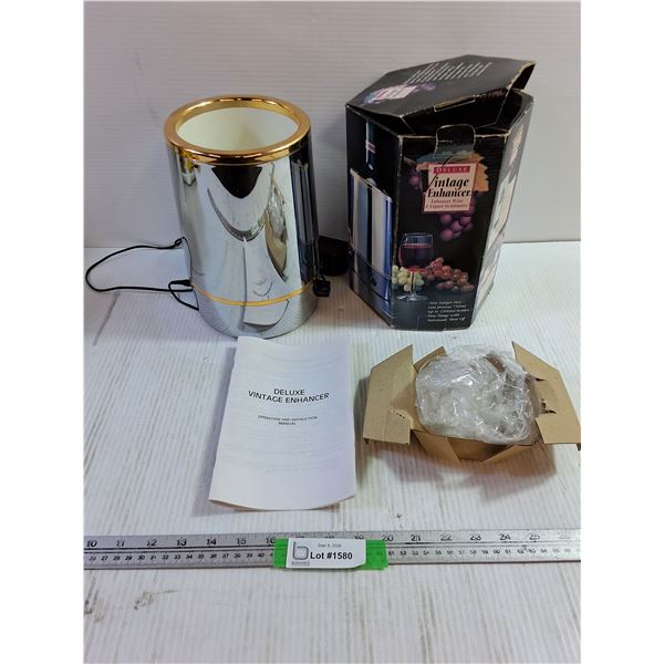 Deluxe Vintage Enhancer for Wine - Untested