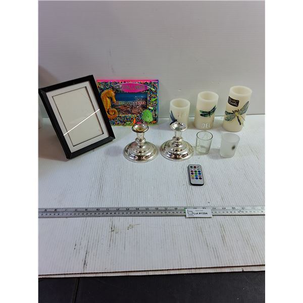 Picture Frames, Artificial Candles, Candle Stands, Misc
