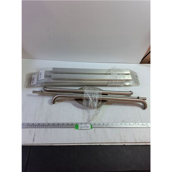 (4) 2-Pack IKEA Stainless Steel Cabinet Handles & Other Metal Handles