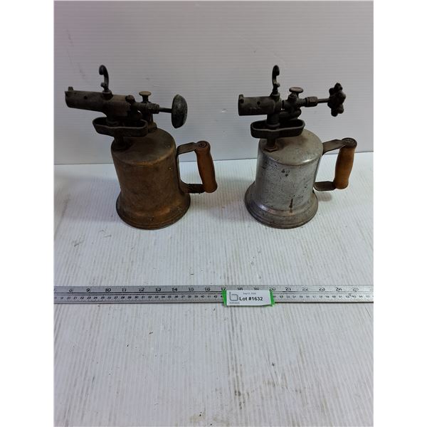 (2) Vintage Gasoline/Kerosene Blowtorches