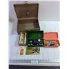 Image 1 : Singer Buttonholer, Needles, Sewing Equipment, Metal Box