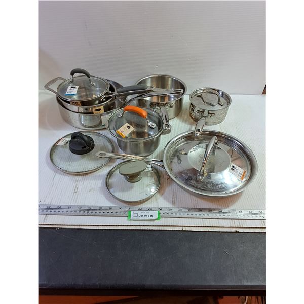 T-FAL & Cuisinari Pots, Pans, & Lids