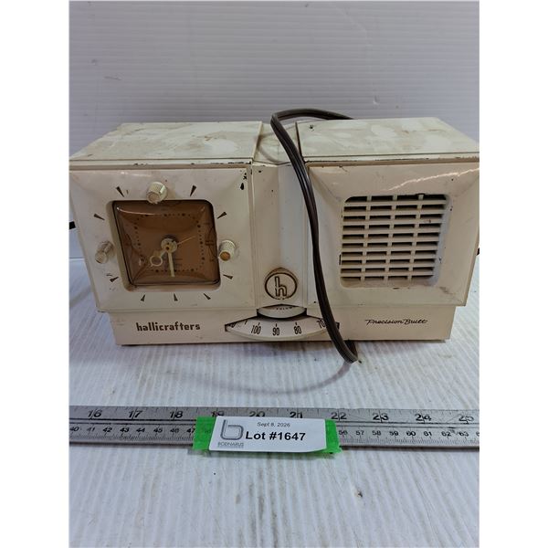 Hallicrafters Precision Built Radio - Untested