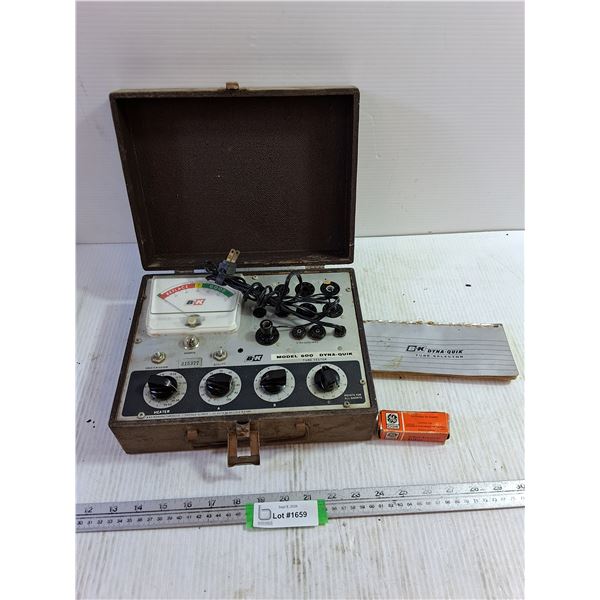 B&K Model 600 Dyna-Quik Tube Tester - Untested, Electronic Tube