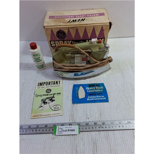 General Electric Spray Iron - Steam & Dry - Untested