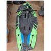 Image 1 : Inflatable Boat & Paddles - As Is, PICKUP ONLY