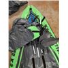 Image 4 : Inflatable Boat & Paddles - As Is, PICKUP ONLY
