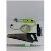 Image 1 : Handsaw, Windriver Multi Tool, Trouble Light - Powers On, As Is