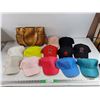 Image 1 : Faux Leather Purse & Ball Caps