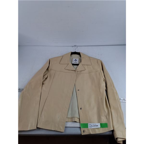 *Firenze Faux Leather Jacket - Size S