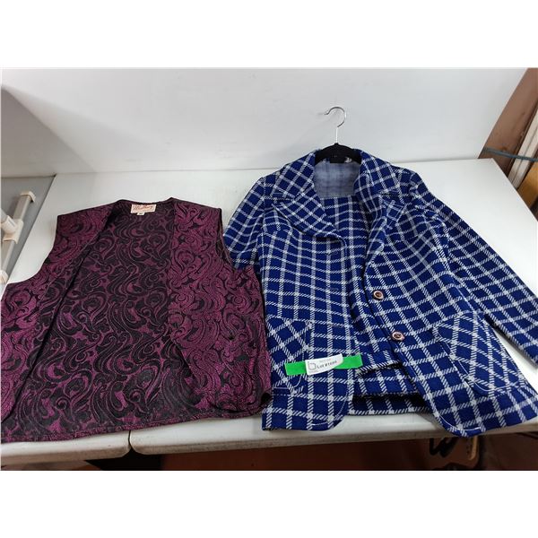 Suit Jacket, Pants & Westbury Vest - Size M