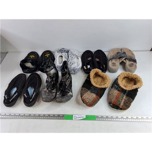 Assorted Shoes & Slippers - Size 7