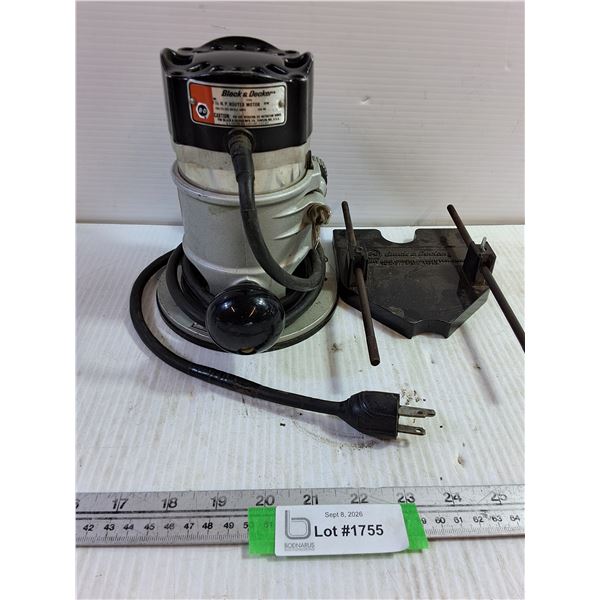 Black & Decker Circular Router & Router Guide - Tested - Working