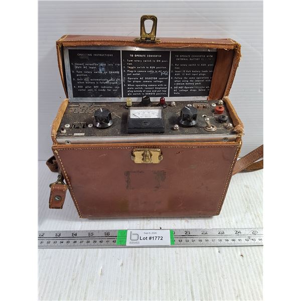 Vintage Power Converter and Battery Charger Unit-as is