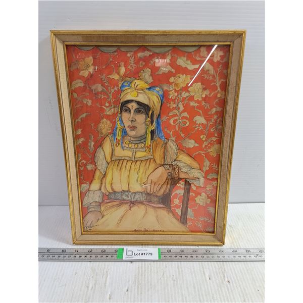 Artwork Featuring Ouled Nail woman from Algeria by M.H. Williams