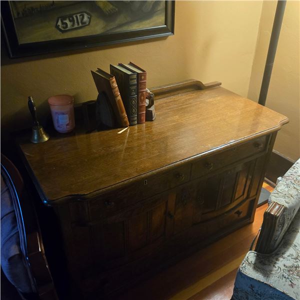 Antique Wooden Sideboard-Pickup offsite in Prince Albert, SK