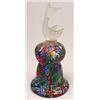 Image 1 : MILLEFIORI ART GLASS BELL W/ DOLPHIN FINNIAL