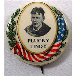 VINTAGE "PLUCKY LINDY" CHARLES LINDBERGH CELLULOID