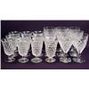 Image 1 : LOT OF 18 FOSTORIA STEMMED GLASS GOBLETS - 2 Sizes