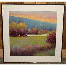 LARGE "LANGUAGE OF COLOR" SIGNED PRINT BY BAGGETTA