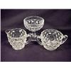 Image 2 : LOT OF FOSTORIA GLASSWARE - 6 Sherbets, Creamer an