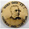 Image 1 : C. 1900 ADMIRIAL DEWEY CELLULOID PINBACK BUTTON - 