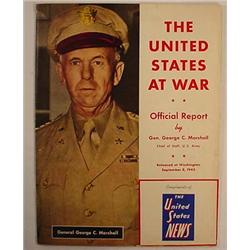1943 "THE UNITED STATES AT WAR" OFFICIAL REPORT - 