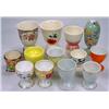 Image 1 : LOT OF 13 VINTAGE EGG CUPS - Incl. Poss. Czech, Ge
